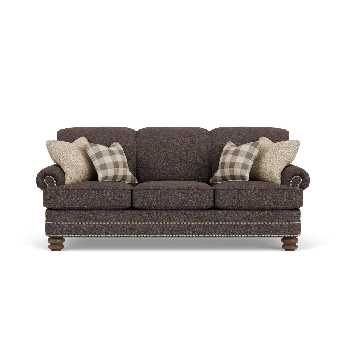 Bay Bridge Fabric Sofa, Nailhead Trim | Flexsteel