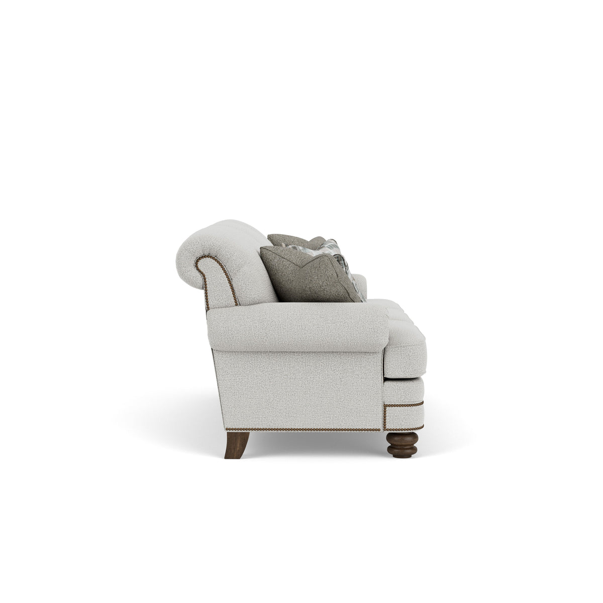 Bay Bridge Fabric Sofa, Nailhead Trim | Flexsteel