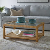 Kensing Coffee Table Natural - Light Brown by Uttermost - View 3