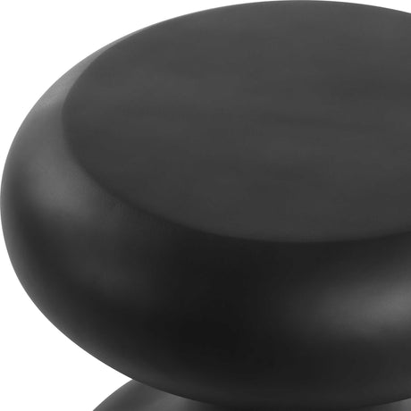 Robles Outdoor Accent Table - Black by Uttermost - View 3