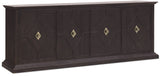 Driftwood Entertainment Credenza Burnt Timber - Dark Brown by Hooker Furniture - View 1