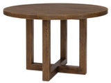 Driftwood 48" Round Dining Table Worn Saddle - Dark Brown by Hooker Furniture - View 1