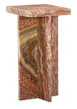 Melange Denys Spot Table - Red / Light Brown by Hooker Furniture - View 1