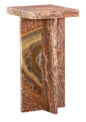 Melange Denys Spot Table - Red / Light Brown by Hooker Furniture - View 1