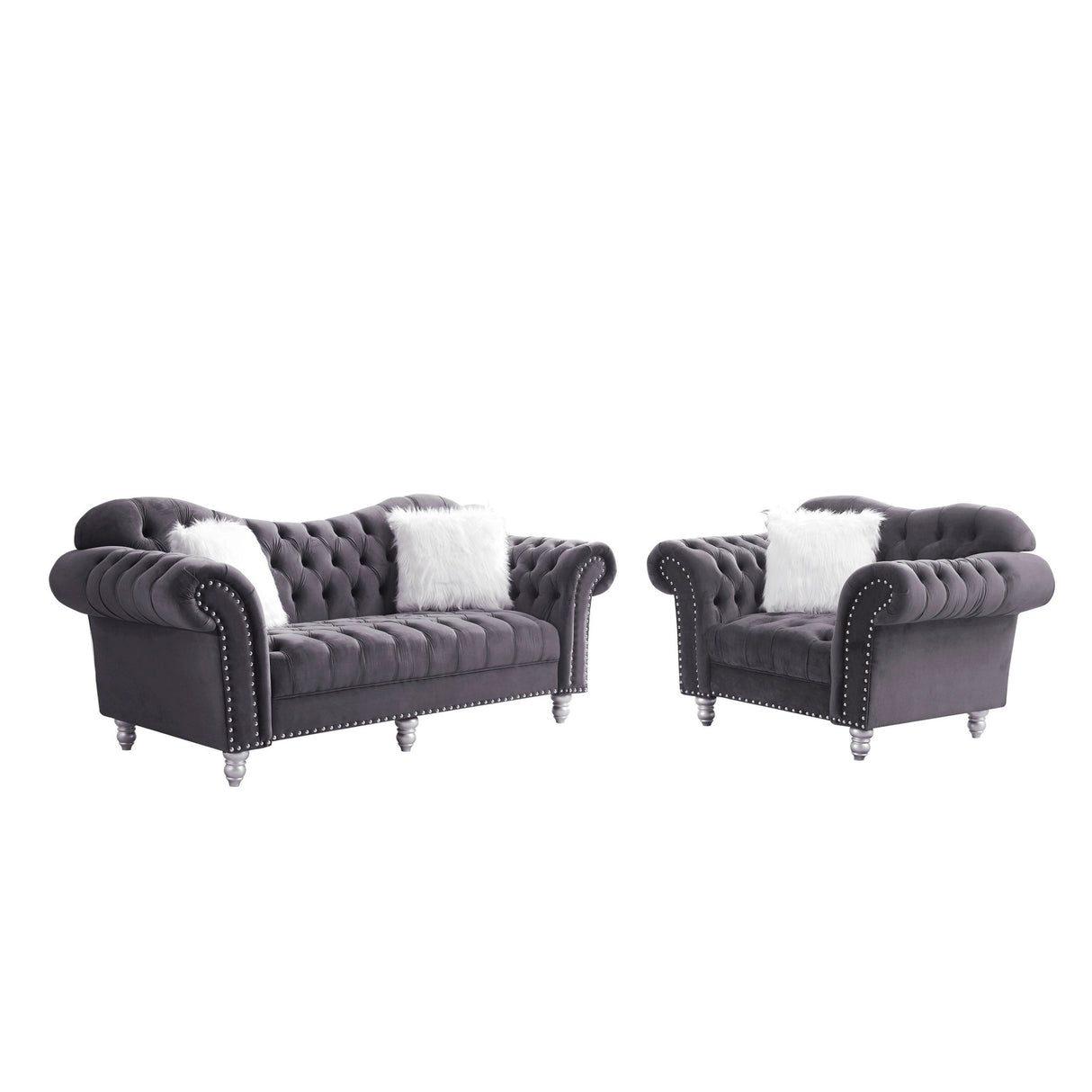 3 Piece Living Room Sofa Set, including 3 - Seater Sofa, Loveseat and Sofa Chai | Home Elegance USA