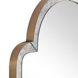 Brayden Antique Arch Mirror Plated Antique Brass - Gold / Silver by Uttermost - View 5