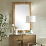 Twisted Seagrass Large Mirror Woodtone - Light Brown by Uttermost - View 2