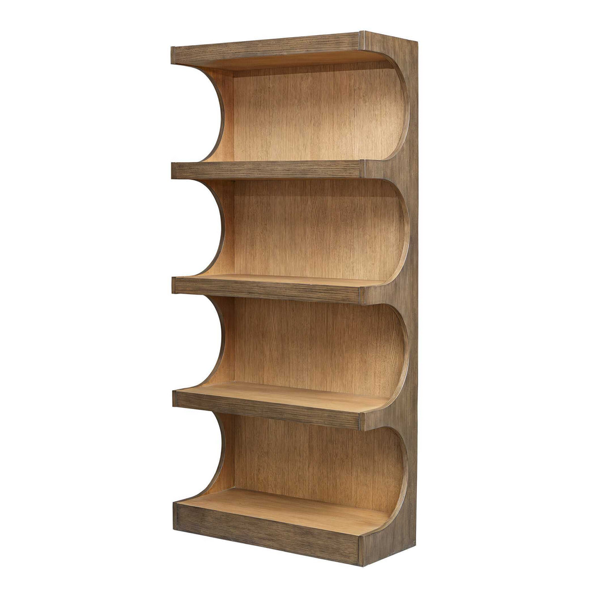Osrick Modern Etagere Woodtone - Light Brown by Uttermost - View 3