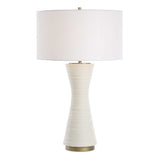 Ridgeline Matte White Table Lamp by Uttermost - View 1