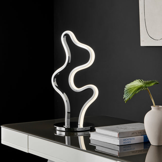 Romney Table Lamp // Chrome  | Finesse - Home Elegance USA