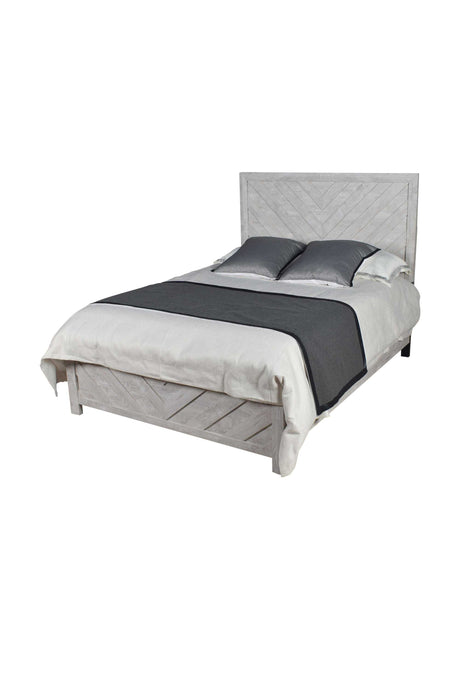DENVER Queen 4PC Modern Style Storage Bedroom Set Made with Wood in Natural (NJ INVENTORY) - sold by Home Elegance USA
