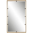 Egon Wall Mirror - Gold by Uttermost - View 1