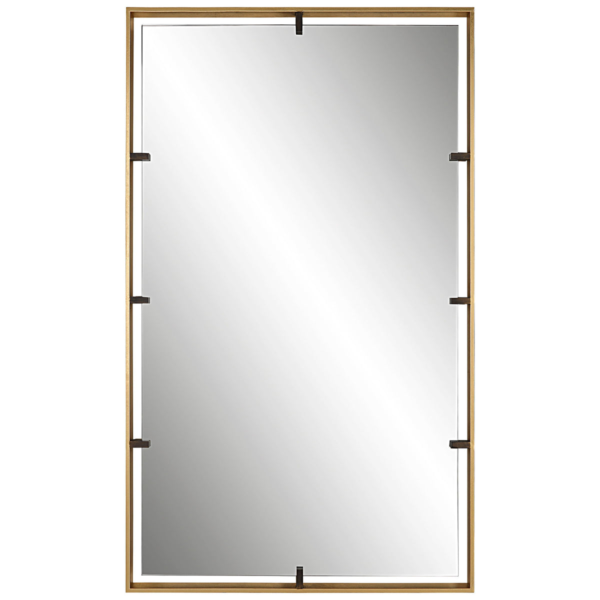Egon Wall Mirror - Gold by Uttermost - View 1