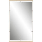 Egon Wall Mirror - Gold by Uttermost - View 1