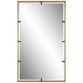 Egon Wall Mirror - Gold by Uttermost - View 1