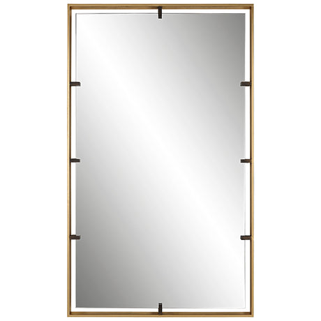 Egon Wall Mirror - Gold by Uttermost - View 1
