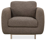 Dawson Barstool Swivel Accent Chair - Light Brown by Hooker Furniture - View 1