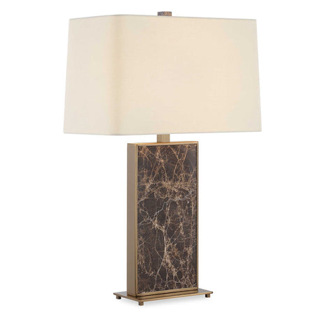 Lafferty Marble Table Lamp - Dark Brown by Uttermost - View 1