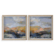 Dusk Framed Prints (Set of 2) - Light Blue by Uttermost - View 1