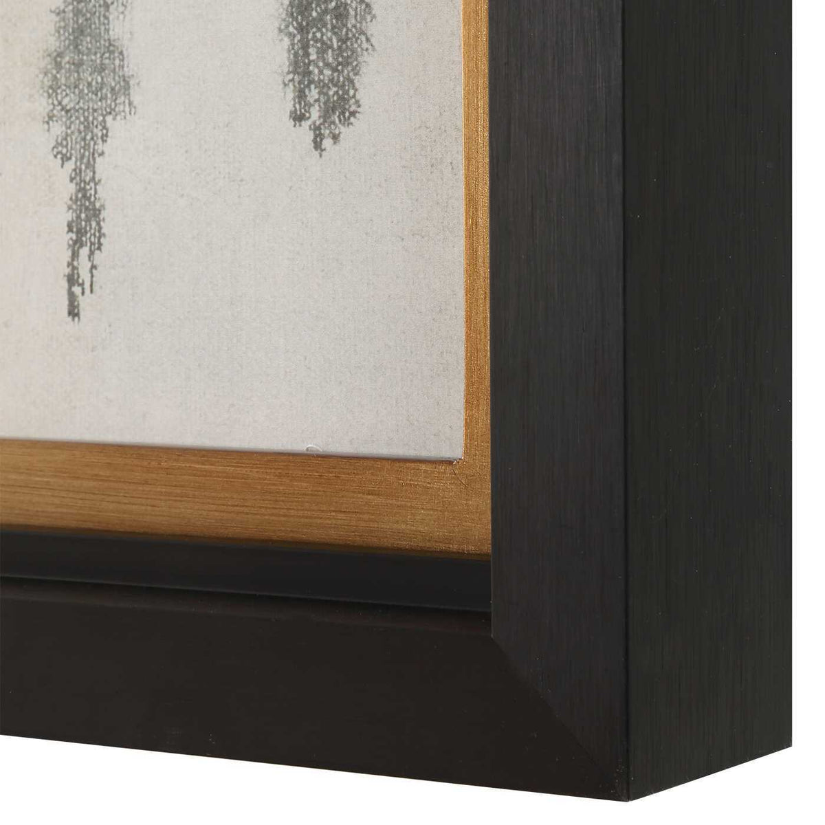 Ancient Story Framed Abstract Print Black / Blue / Brass / Gold / Gray / Orange / White / Yellow - Light Brown / Beige by Uttermost - View 6