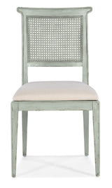 Charleston Upholstered Seat Side Chair (Set of 2) - Light Blue / Beige by Hooker Furniture - View 6