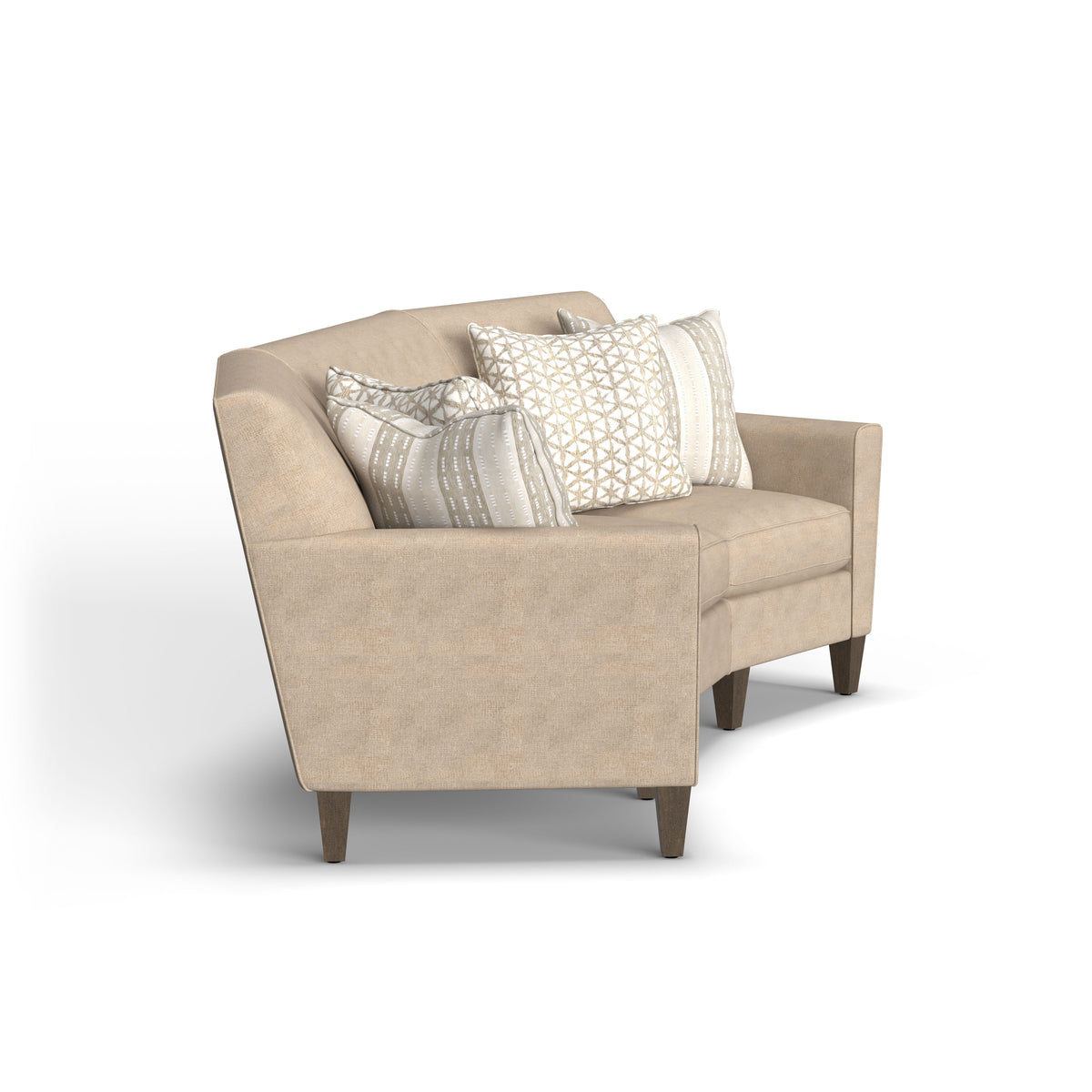 Digby Fabric Conversation Sofa | Flexsteel