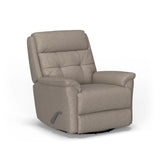 Sophisticated Power Swivel Gliding Recliner With Power Headrest & Lumbar | Flexsteel