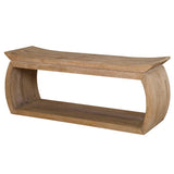 Connor Reclaimed Wood Bench - Light Brown by Uttermost - View 4