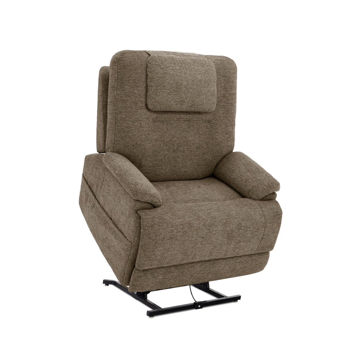 Zecliner Model 2+ Power Lift Sleep Recliner With Power Headrest, Lumbar, Heat & Massage - Toast | Flexsteel
