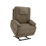 Zecliner Model 2+ Power Lift Sleep Recliner With Power Headrest, Lumbar, Heat & Massage - Toast | Flexsteel