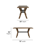 Millwork Friendship Table - Light Brown | Flexsteel