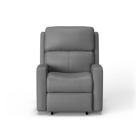 Catalina Transitional Leather Power Rocking Recliner | Flexsteel
