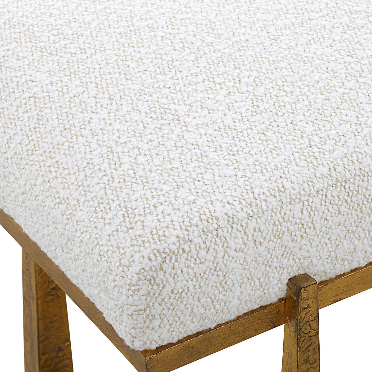 Midas Bench - White by Uttermost - View 6
