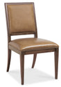 Archives Leather Side Chair - Light Brown by Hooker Furniture - View 1