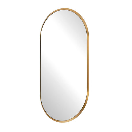 Torrado Oval Mirror Brass - Gold by Uttermost - View 4