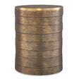 Odin Antique Brass Accent Table - Bronze by Uttermost - View 1