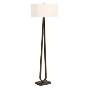 Galloway Minimalist Floor Lamp - Bronze / Black by Uttermost - View 1
