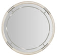 Modern Mood Round Mirror - Beige by Hooker Furniture - View 1