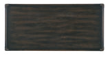 Retreat Pole Rattan Coffee Table - Dark Brown / Black by Hooker Furniture - View 5