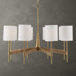 Lautoka Rattan 8 Light Chandelier - Light Brown by Uttermost - View 1