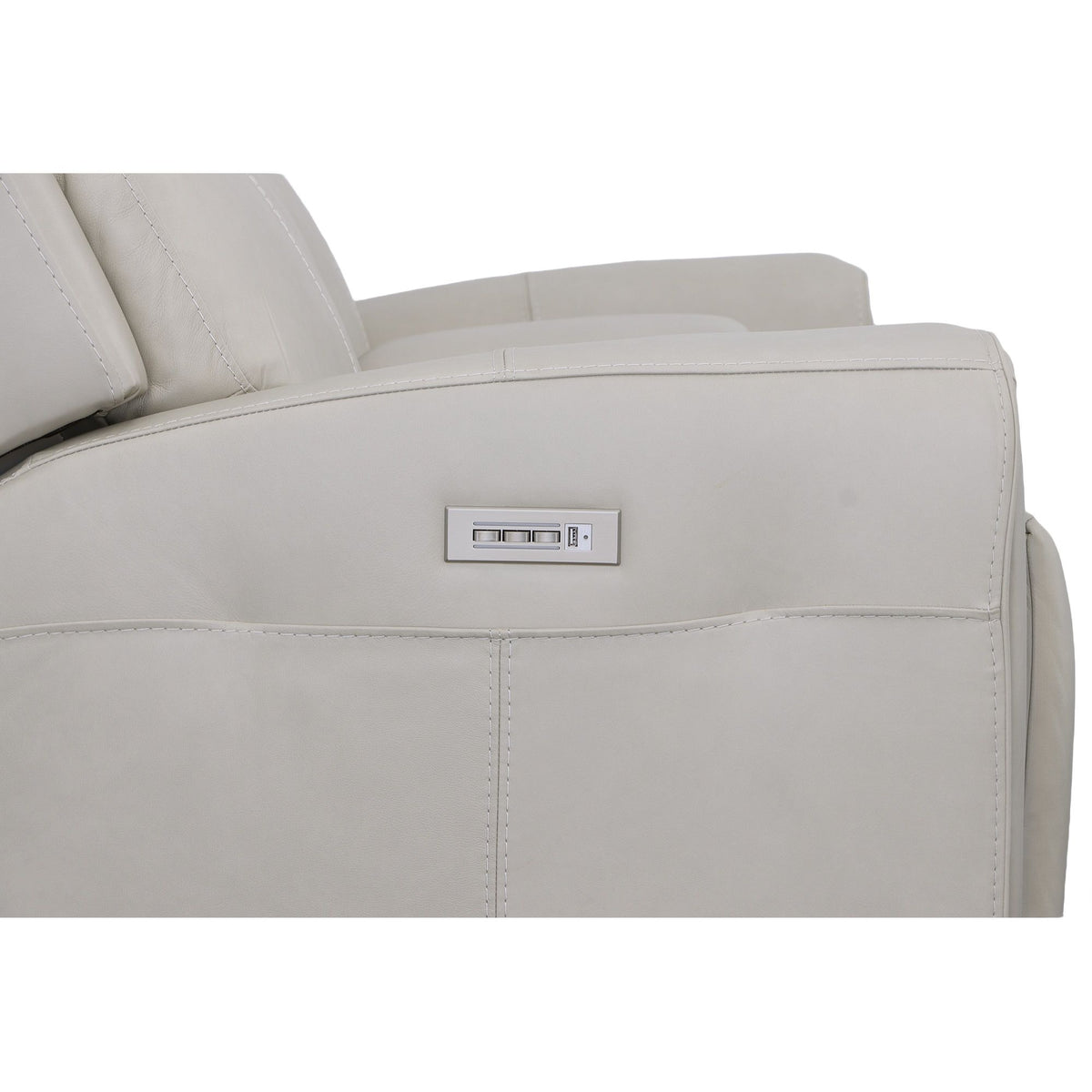 Barnett Power Reclining Loveseat With Console, Power Headrests & Lumbar - Timber | Flexsteel
