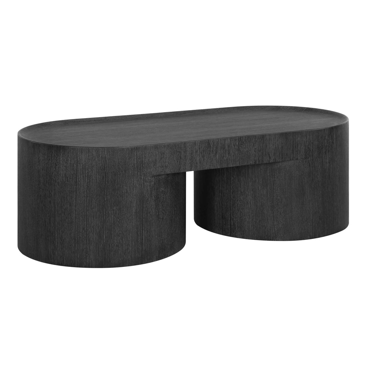 Isbell Coffee Table - Black by Uttermost - View 5