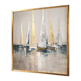Regatta Nautical Art - Blue / Yellow by Uttermost - View 3