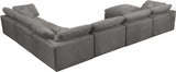 Cozy - Modular Sectional Cloud 7 Piece - Grey - 634Grey - Sec7A - Home Elegance USA - 5