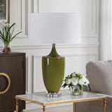 Adela Table Lamp - Green by Uttermost - View 3