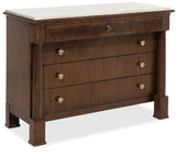 Archives Four-Drawer Chest - Dark Brown / Beige by Hooker Furniture - View 1