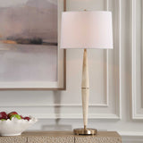 Palu Travertine Table Lamp Beige - Light Brown by Uttermost - View 2