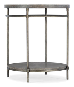 Round End Table - Dark Gray by Hooker Furniture - View 1