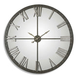 Amelie Large Wall Clock - Bronze / Silver by Uttermost - View 1
