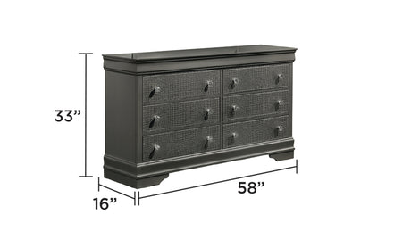 Blaze Upholstered Modern Style 4 Pc Twin Bedroom Set with LED Headboard Made with Wood in Metallic Gray(NJ INVENTORY) - sold by Home Elegance USA